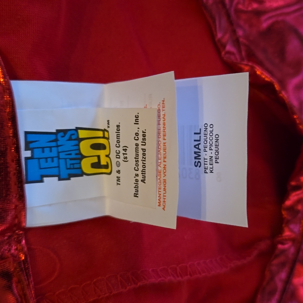 Teen Titans Go Robin Costume Size Small - Picture 3 of 6